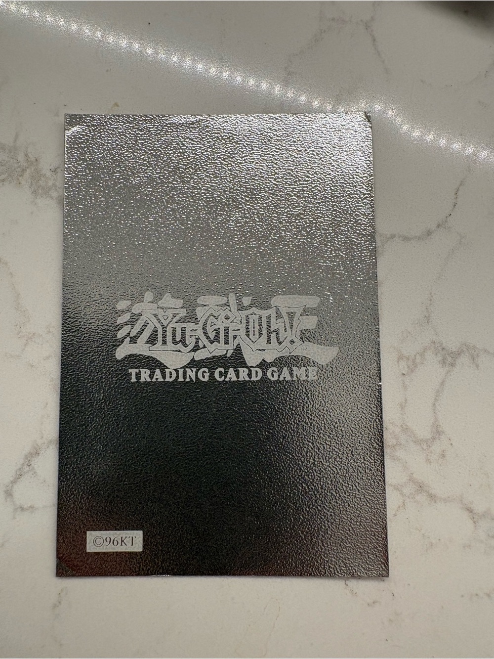 40 Yu-Gi-Oh! Silver Metallic Duelist card protectors 96KT x92 Sleeves RARE